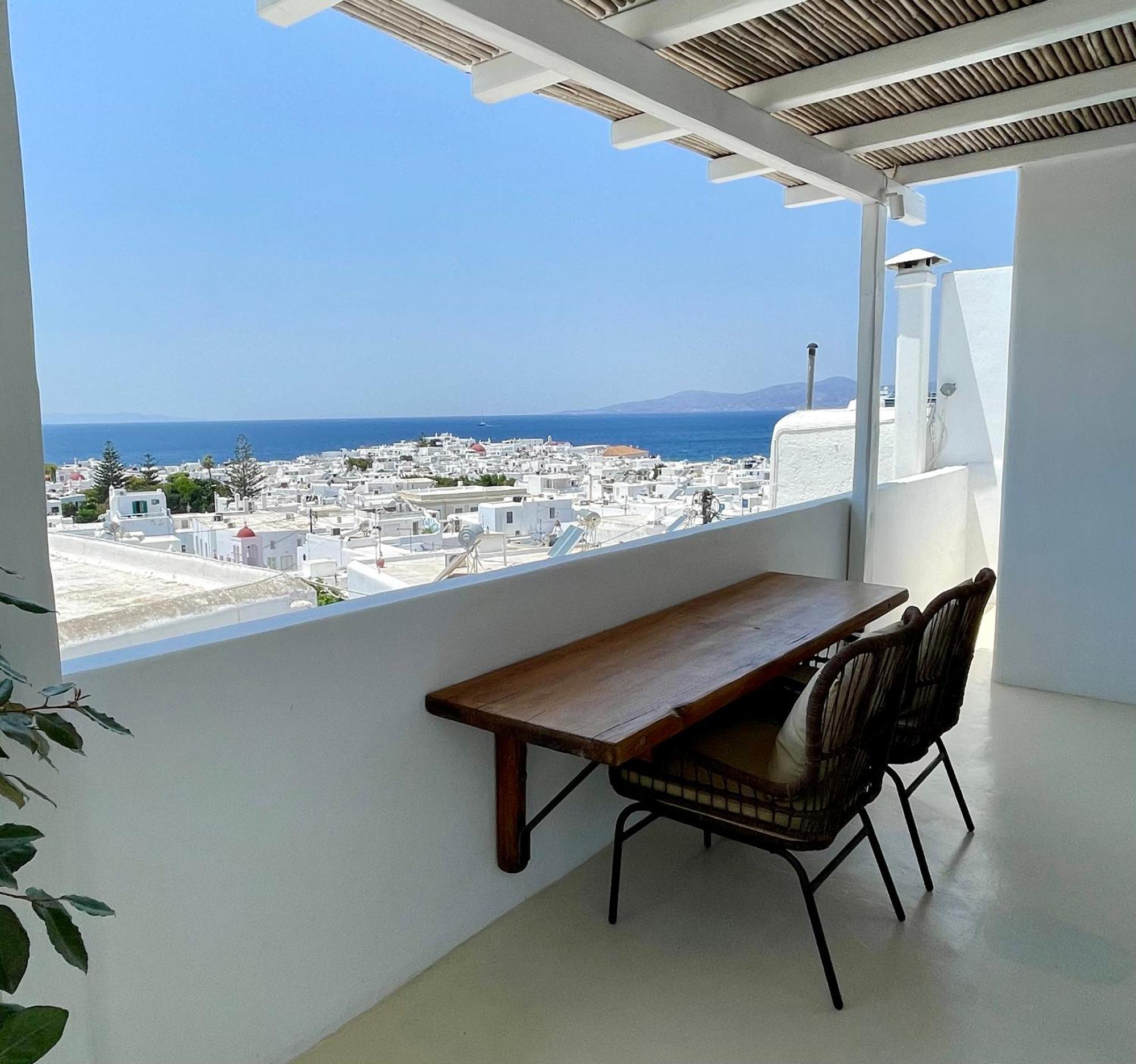 Mykonian Starling - Town N' Sunset View Apartment Mykonos Town Kültér fotó