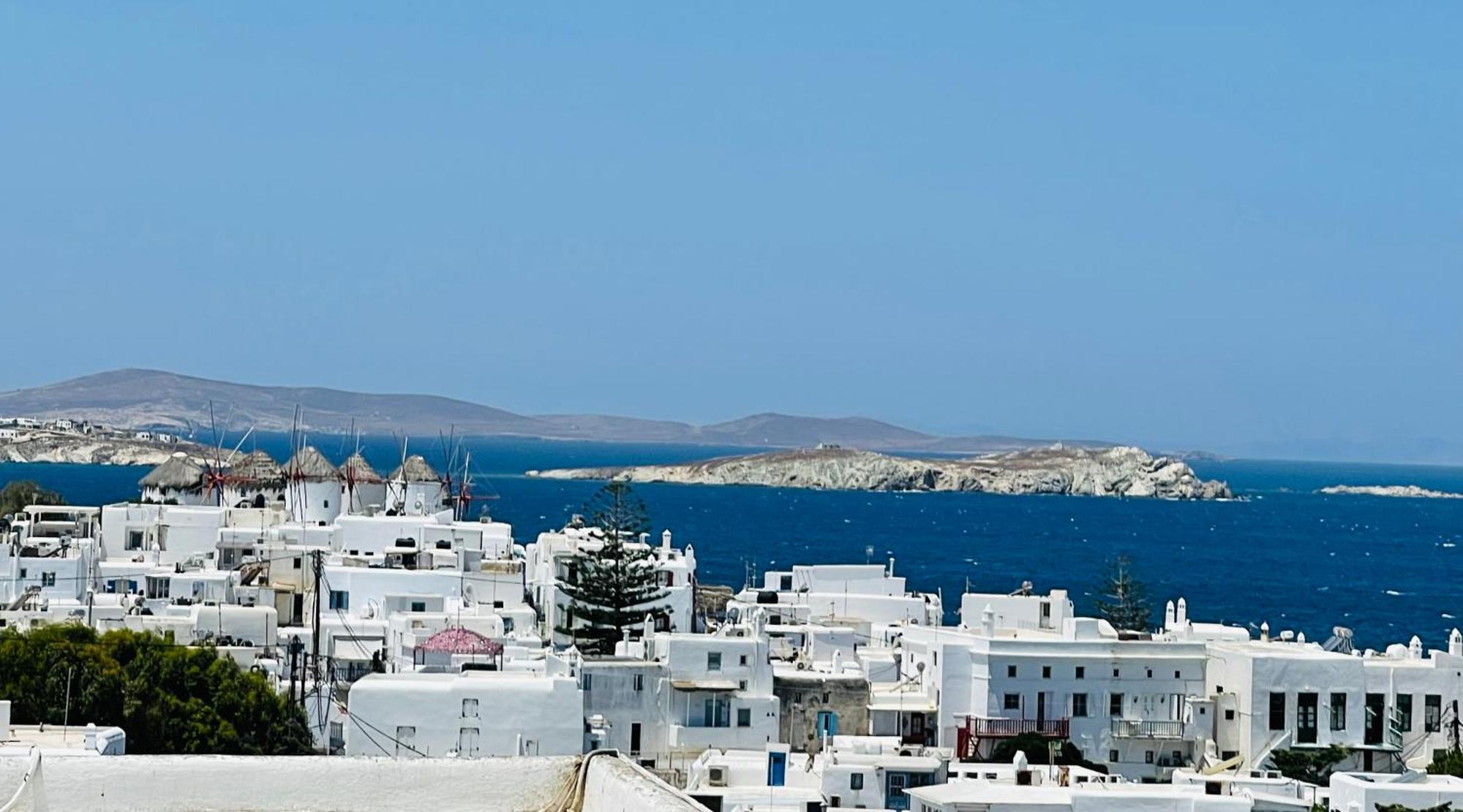 Mykonian Starling - Town N' Sunset View Apartment Mykonos Town Kültér fotó