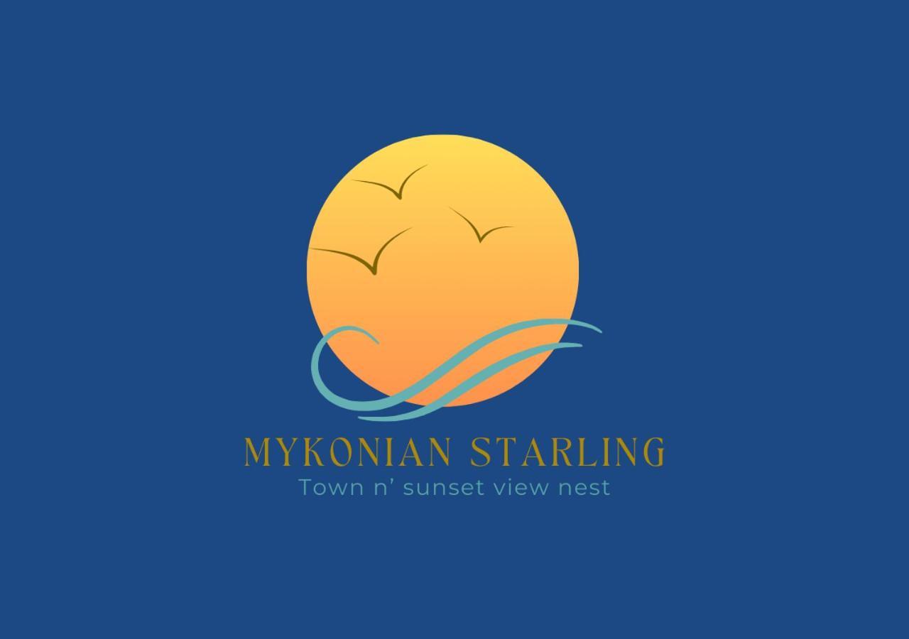 Mykonian Starling - Town N' Sunset View Apartment Mykonos Town Kültér fotó
